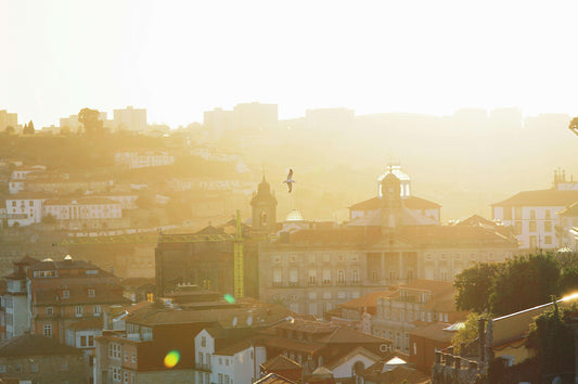 Foto Porto in Portugal bei Sonnenuntergang